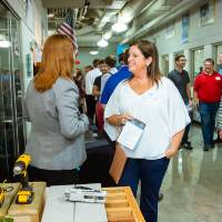 Guests at the Engineering Design Project Preview Event